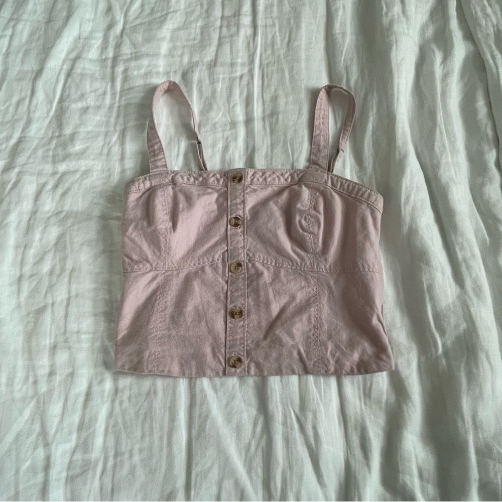 Abercrombie and fitch cropped tank top size small